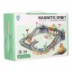 Ikonka KX2863 Magnetic Car Track with 153 Elements and Light-up Car