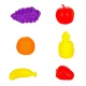 Kids Picnic Basket with Play Food, Fast Food Pizza and Burger