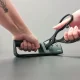 3-Step Knife and Scissors Sharpener (Black)