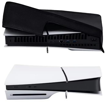 Dust cover for ps5 slim lying down
