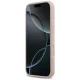 Guess iPhone 17 Pro Case Silicone Big 4G Script, Pink