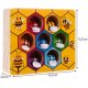 Kruzzel Wooden Beehive Honeycomb Game for Toddlers 21910