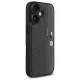BMW iPhone 16 Case M Perforated Tricolor Detail Line - Dark Gray