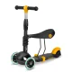 Ricokids Cubi 3-Wheel Scooter - Black & Orange, Kids\' Ride-On Toy