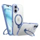 Torras Ostand Spin Case for iPhone 16, Blue