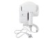 Wall Mounted Hair Dryer for Hotels and Pools 1200W, White