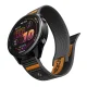 Spigen Athlex Air Watch Strap for Garmin 22mm Quick Release, Black and Orange