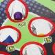 Target Throwing Game with Bean Bags and Balls