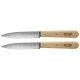 Opinel No. 112 Paring Knife Set, 2 Pieces, Natural Beechwood