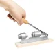 Steel Nutcracker on Wooden Stand (Adjustable)