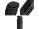 Mini Milk Frother and Mixer with Stand, Black