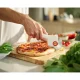 Joseph Joseph Ringo Easy-Clean Pizza Cutter, Red / Beige