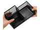 Metal Desk Organizer with 3 Compartments, Black
