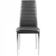 Multistore Faux Leather Dining Chairs, Set of 4, Grey