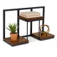 ModernHome 3-Tier Wall Shelf for Plants and Decor, Loft Style