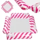 Pink Inflatable Water Hammock / Pool Float with Mesh, 100x100 cm