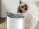 Automatic Cat Water Fountain 2.2L with Motion Sensor and Filter, White