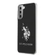 Samsung Galaxy S21 (SM-G991) US Polo Shiny Big Logo Case Cover (USHCS21STPUHRBK), Black