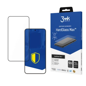 3mk HardGlass Max Tempered Glass for Samsung Galaxy S25 Edge, Black