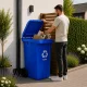 Multistore 240L Waste Bin for Paper, Blue
