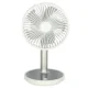 Wireless USB Desk Fan, 4 Speeds, LED, 38 cm, White