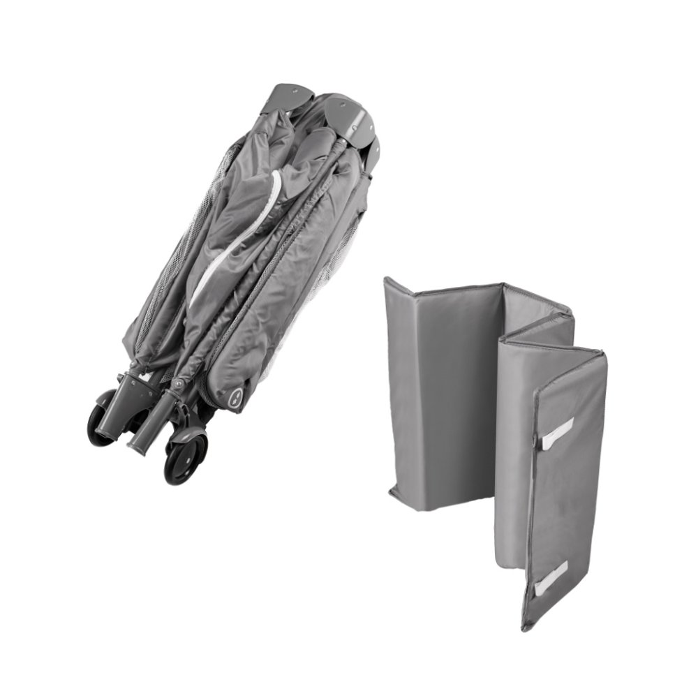 2-in-1 Foldable Travel Cot & Playpen with Mattress (0)