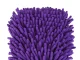 Double-Sided Microfiber Car Wash and Cleaning Mitt, 22x15 cm, Purple