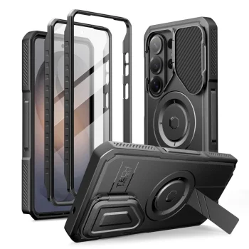 Tech-Protect Kevlar MagSafe 2-Set Case for Samsung Galaxy S26 Ultra - Black