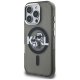 Karl Lagerfeld IML Glitter Karl & Choupette MagSafe vāciņš iPhone 16 Pro Max - Melns