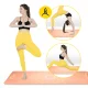 4FIZJO Suede Yoga and Exercise Mat 1.5 mm, Orange