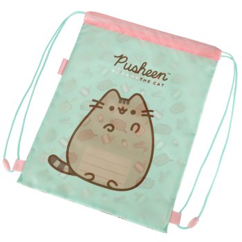 Pusheen Mint children's PE shoe bag