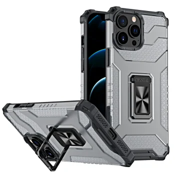 Crystal Ring Case for iPhone 13 Pro, Black