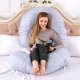 Multifunctional Maternity Pregnancy and Breastfeeding Pillow, 130x70cm