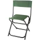 Folding Camping and Fishing Chair with Backrest, Green