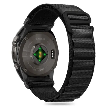 Tech-Protect Garmin Fenix 5 / 6 / 7 / 8 (47mm) Strap Nylon Pro, Black