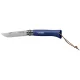 Opinel No. 08 Pocket Knife with Sheath, Blue