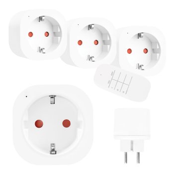 GreenBlue GB313 F Remote Control Sockets, 3 Pcs, 3680W, 30m