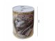 Metal Piggy Bank Money Box Can, Brown