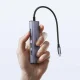 Ugreen CM511 5-in-1 USB-C Hub - HDMI, 3x USB 3.0, PD - Gray