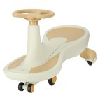 Kids Gravity Car with Glowing LED Wheels and Music, Beige