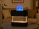 Fireplace Air Humidifier with Flame Effect, Aromatherapy, USB & Remote, 300ml