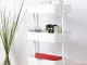 3-Tier Rolling Utility Cart Metal Storage Organizer, White