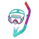 Bestway 24025-03 Snorkel Set (Mask + Snorkel), Purple/Turquoise