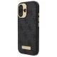 Guess iPhone 16 Plus Case 4G Logo Plate MagSafe, Black