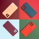 Card Armor Silicone Case for iPhone 13 Mini with Card Holder Red