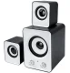 USB Powered 2.1 Computer Speakers with Subwoofer, 11W, White