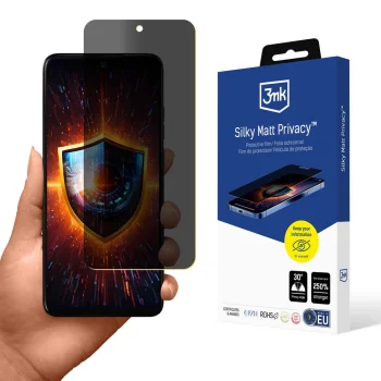 3mk Silky Matt Privacy Film for Motorola Moto E15 Screen Protector