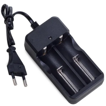 Double Battery Charger for 18650, 26650, 14500, 16340, 32650