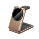 QI15W-A42 3in1 Inductive Charger with MagSafe Apple Devices - Gold
