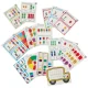 Educational Bears Game - Montessori Counting and Color Set, 44 pcs